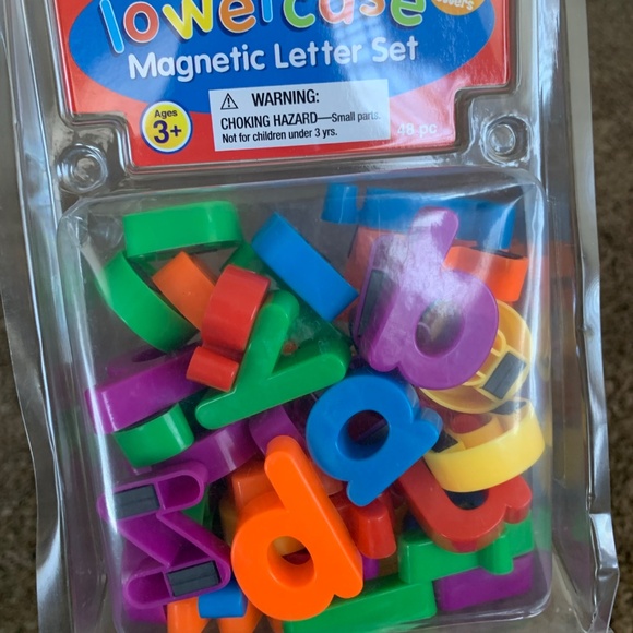 Lakeshore Magnetic Lowercase Letter Set Multicolor 48pc. Learning Word Building - Picture 3 of 6
